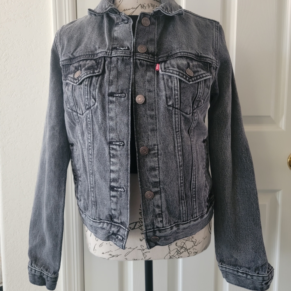 Gray Denim Jacket - image 1